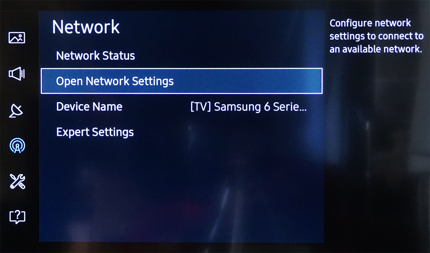 Connect to Wi-Fi During First-Time TV Setup
